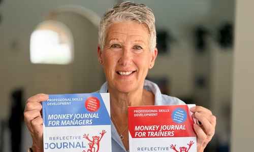Claire Moody, Author of Monkey Reflective Journals