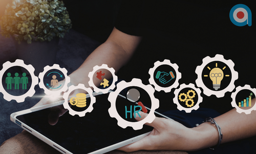 Manager using coaching skills to support team performance and development