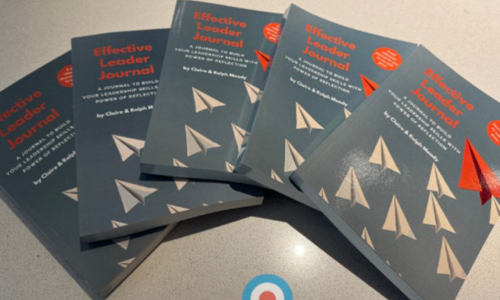 Manager using reflective journal to support leadership development