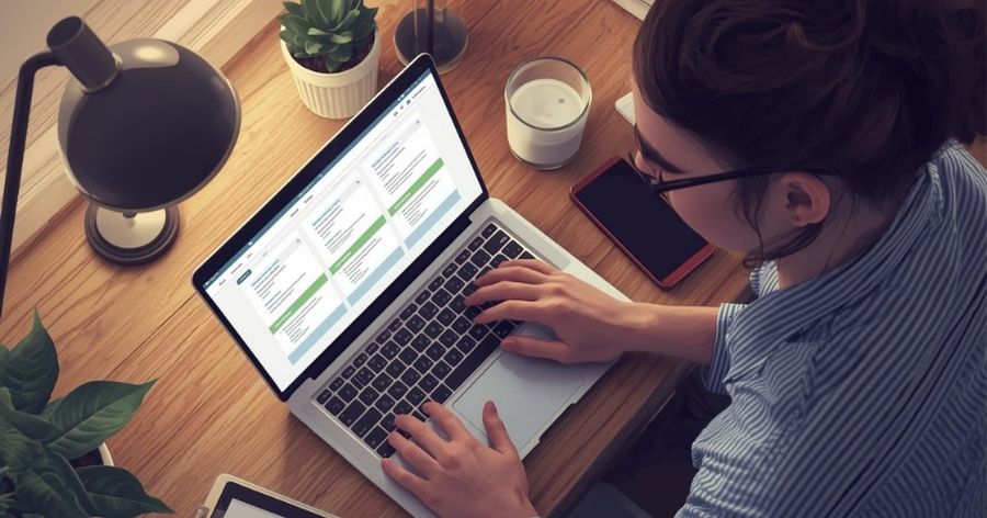 Trainer developing skills through ongoing training support.