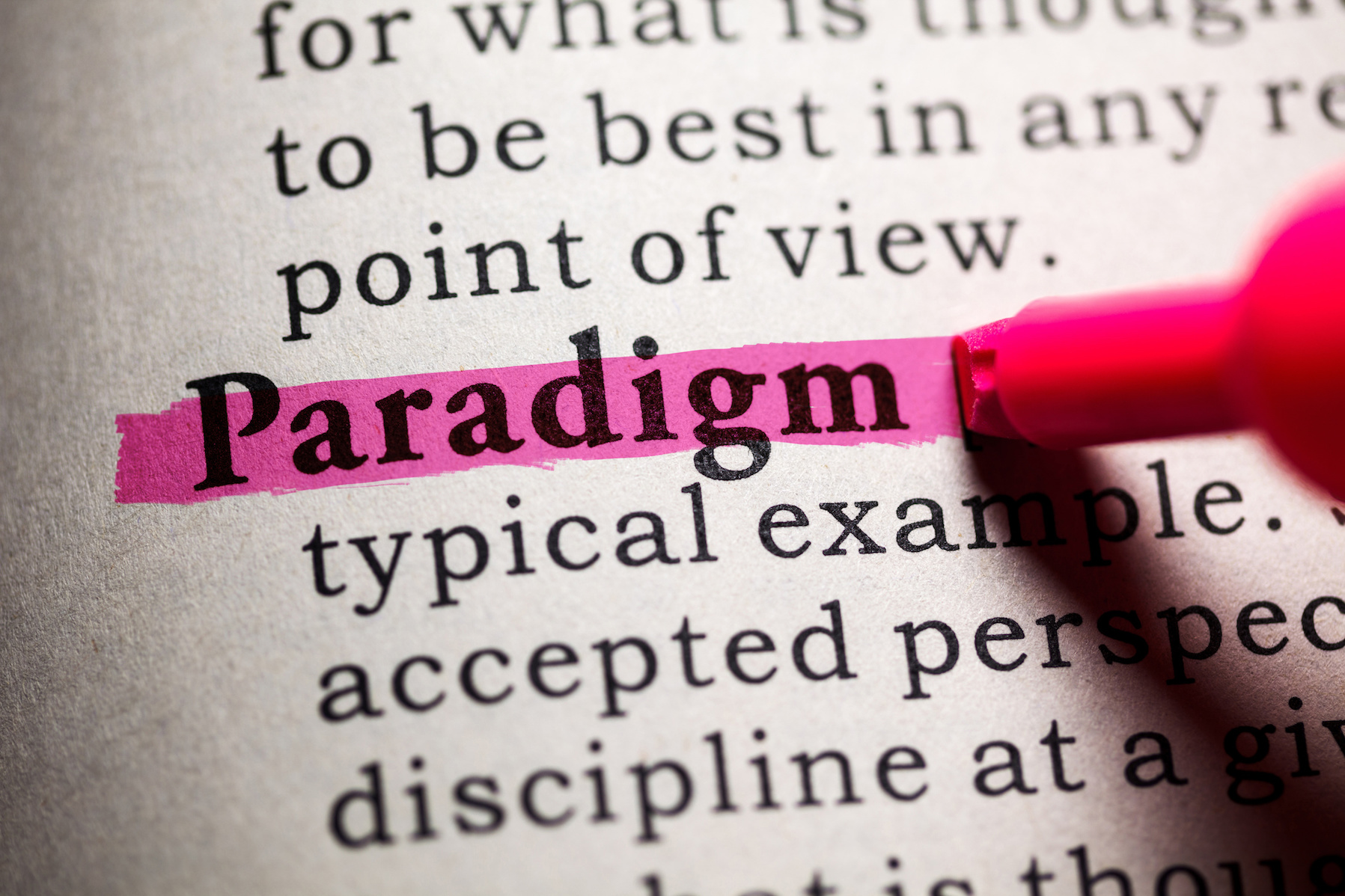 management blog - paradigm and why it doesn't help with conflict