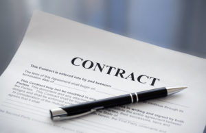 Dealing with behaviour using a contract